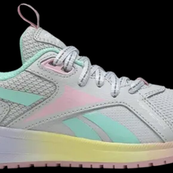 Women’s Reebok Durable XT Running Shoe, Pure Grey/Pink Glow/Hint Mint size 7 - Picture 4 of 16